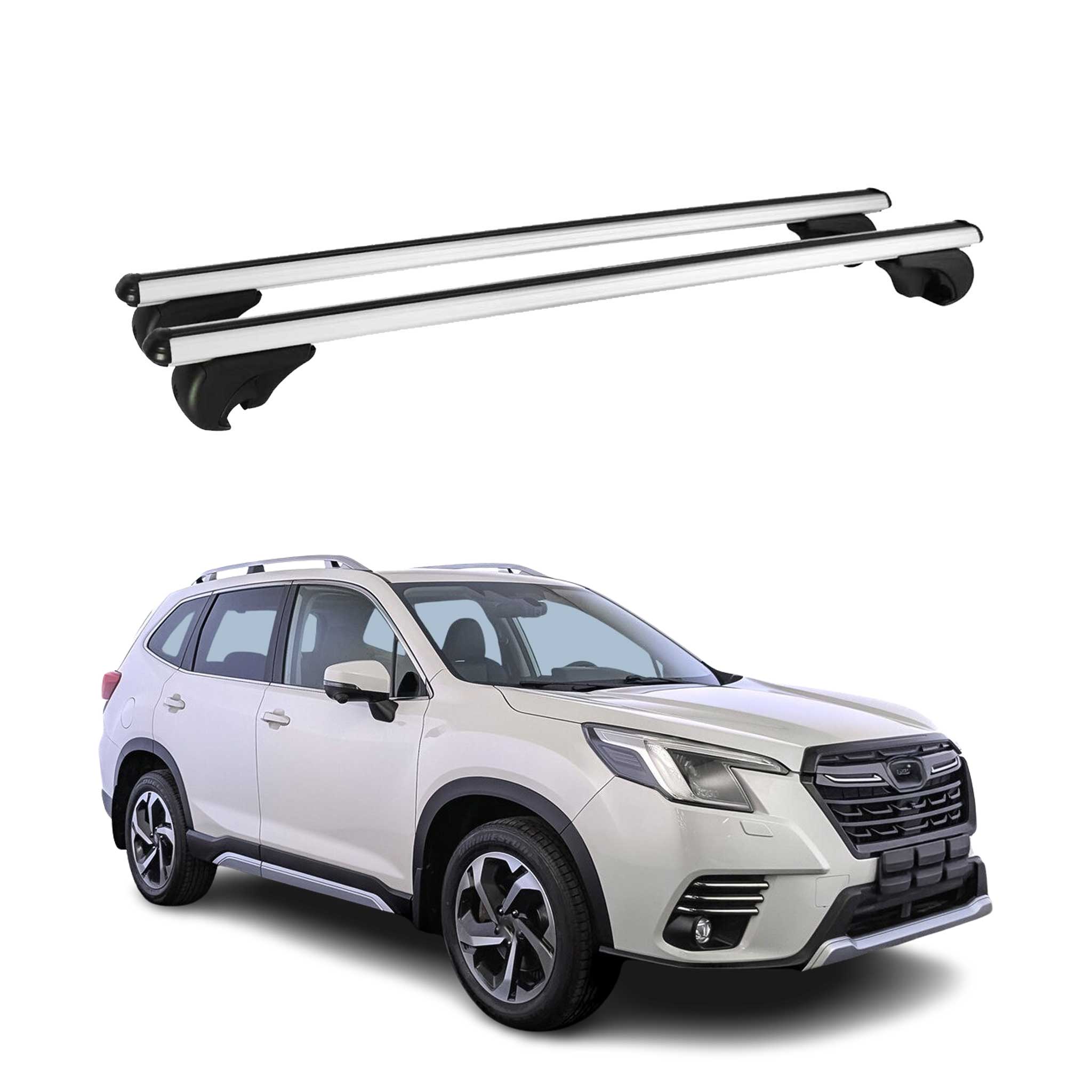 2019-2025 Subaru Forester V Roof Rack Cross Bars Silver