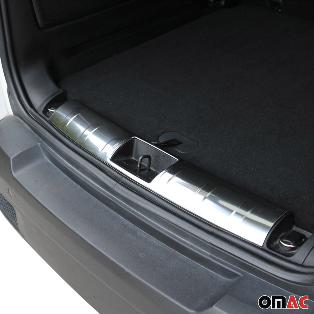 2015-2024 Jeep Renegade Trunk Sill Cover Bumper Guard Protector Steel Silver
