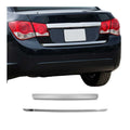 2011-2015 Chevrolet Cruze Sedan Tailgate Trim & Trunk Molding Trim Set Stainless Steel Chrome