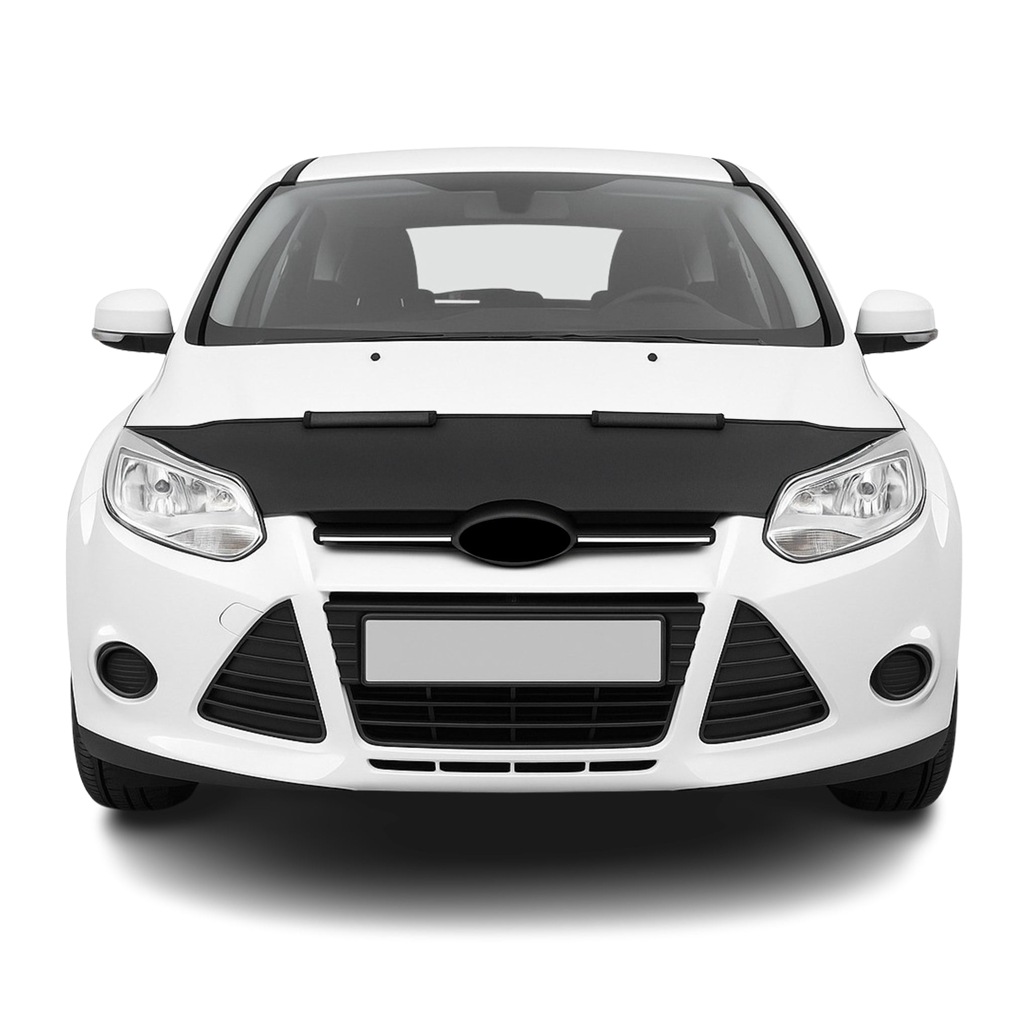 2012-2014 Ford Focus Car Bonnet Mask Hood Bra Black 1 Pc