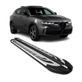2023-2026 Alfa Romeo Tonale Running Boards Side Steps Silver & Black