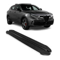 2023-2026 Alfa Romeo Tonale Running Boards Side Steps Silver & Black