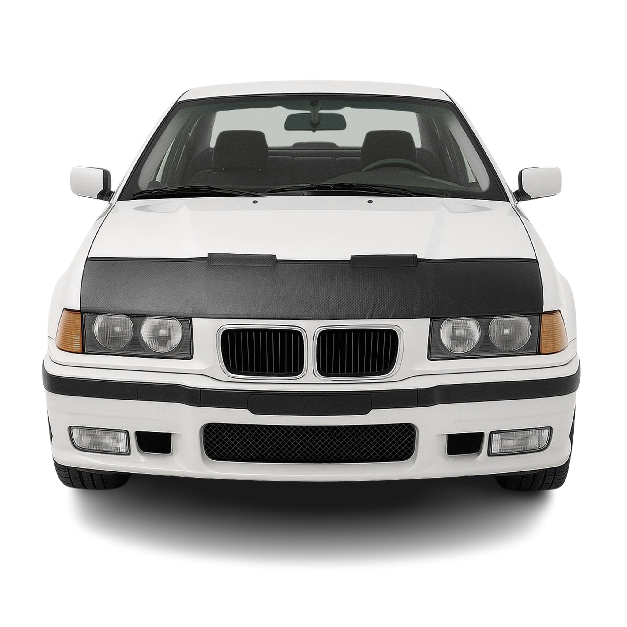 1992-1999 BMW 3 Series E36 Car Bonnet Mask Hood Bra Half Carbon
