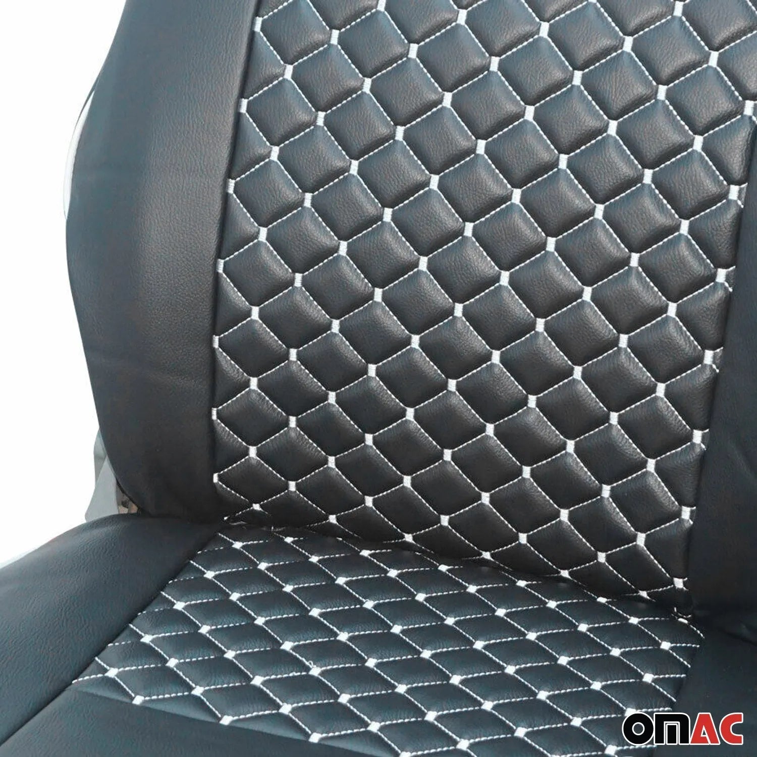 2015-2026 Ford Transit Leather Custom fit Car Seat Cover Black White