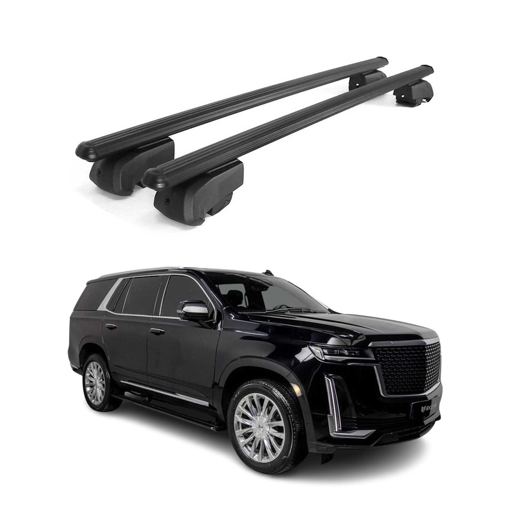 2021-2026 Cadillac Escalade Roof Rack Cross Bars Black