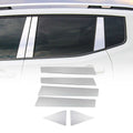 2018-2022 Ford EcoSport Window Pillar Posts Door Trim Cover Stainless Steel Silver 6x