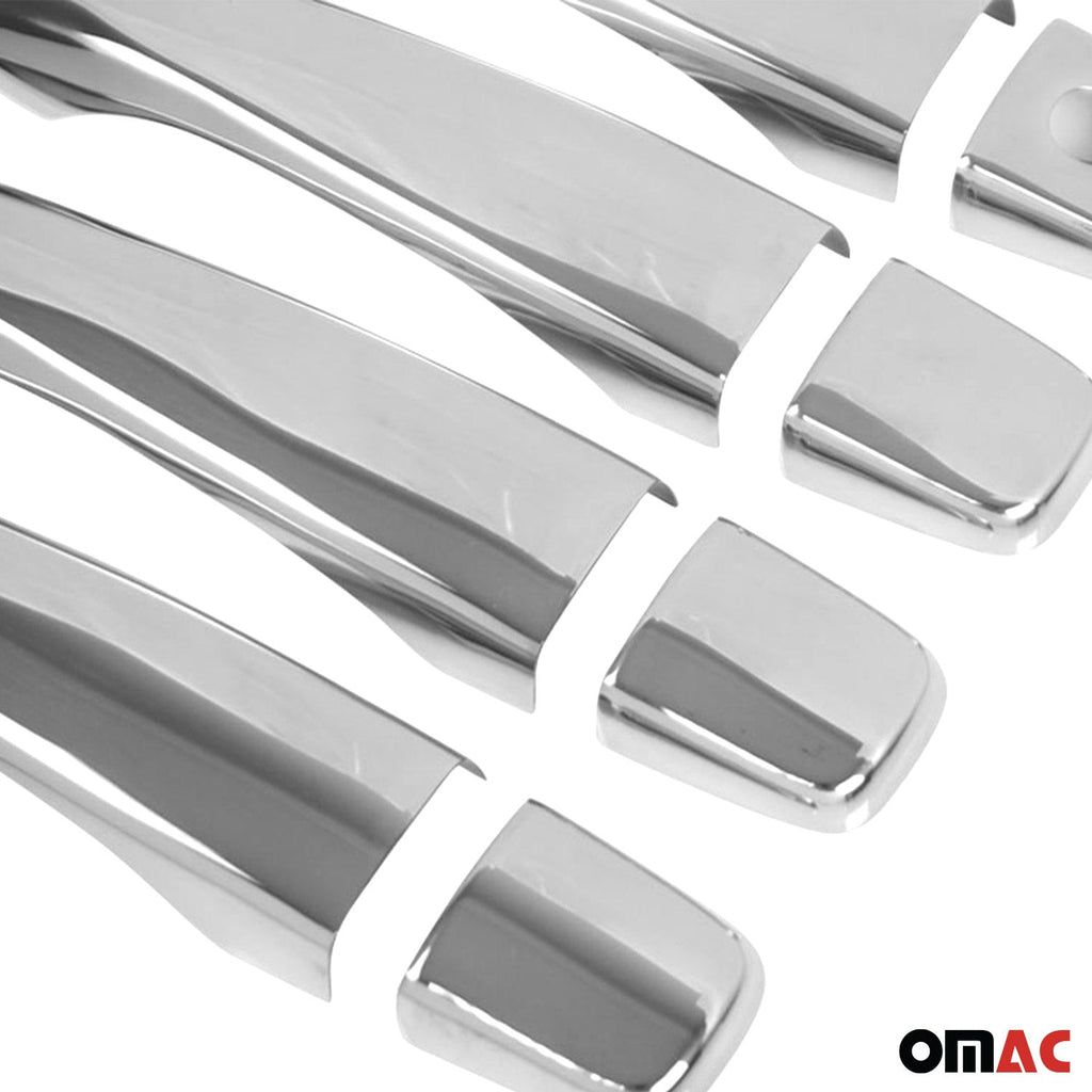 2018-2024 Nissan Kicks Car Door Handle Cover Protector Stainless Steel Chrome 8 Pcs