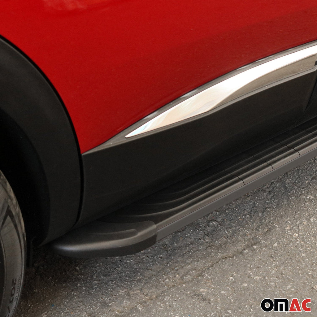 2023-2026 Kia Sportage Running Boards Side Steps Black