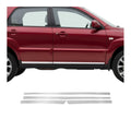 2011-2016 Kia Sportage Side Door Molding Trim Skirt Garnish Stainless Steel Silver 4Pcs