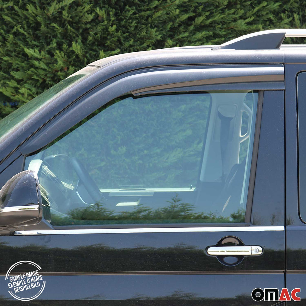 2006-2018 Mercedes Sprinter W906 Window Visor Vent Rain Deflector 2Pcs Smoke