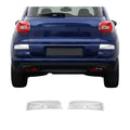 2018-2020 Fiat 500L Rear Trunk Molding Trim Stainless Steel Silver 2 Pcs
