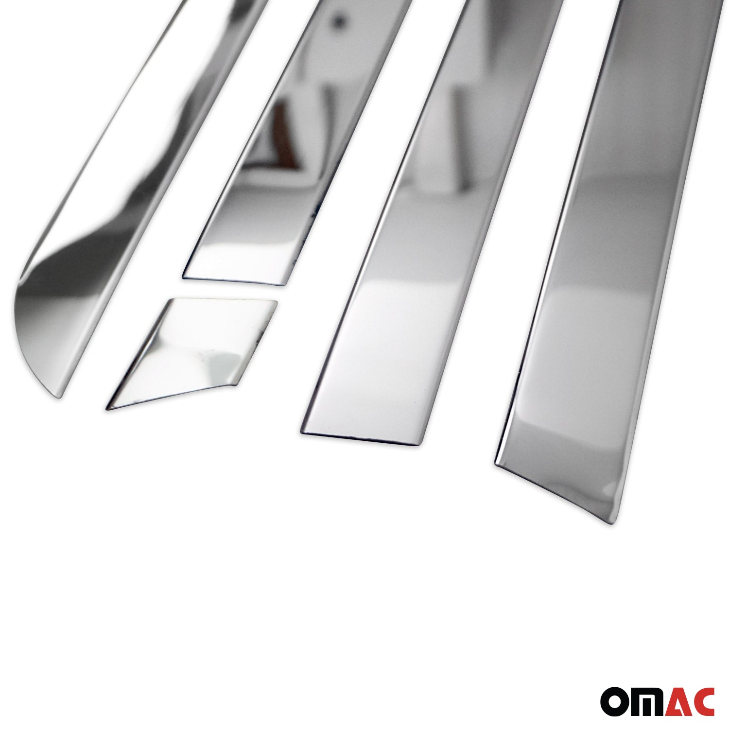 2016-2024 Mercedes Metris L1 L2 Side Door Molding Trim Skirt Garnish Stainless Steel