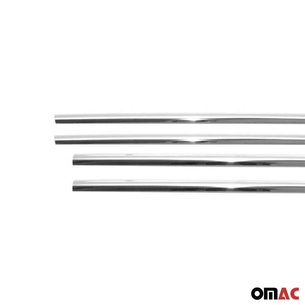 2013-2020 Toyota Yaris Window Molding Trim Streamer Stainless Steel Silver 4 Pcs