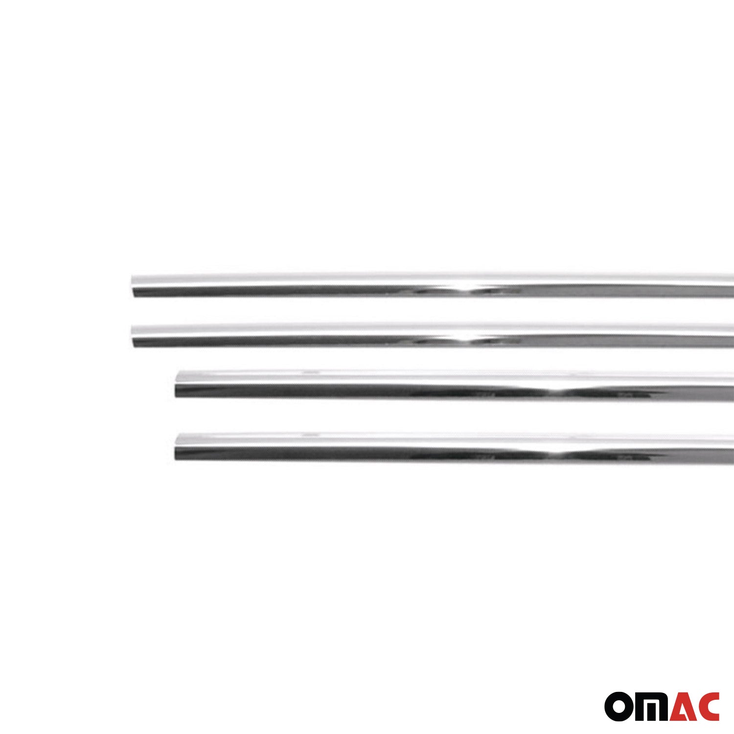 2013-2020 Toyota Yaris Window Molding Trim Streamer Stainless Steel Silver 4 Pcs