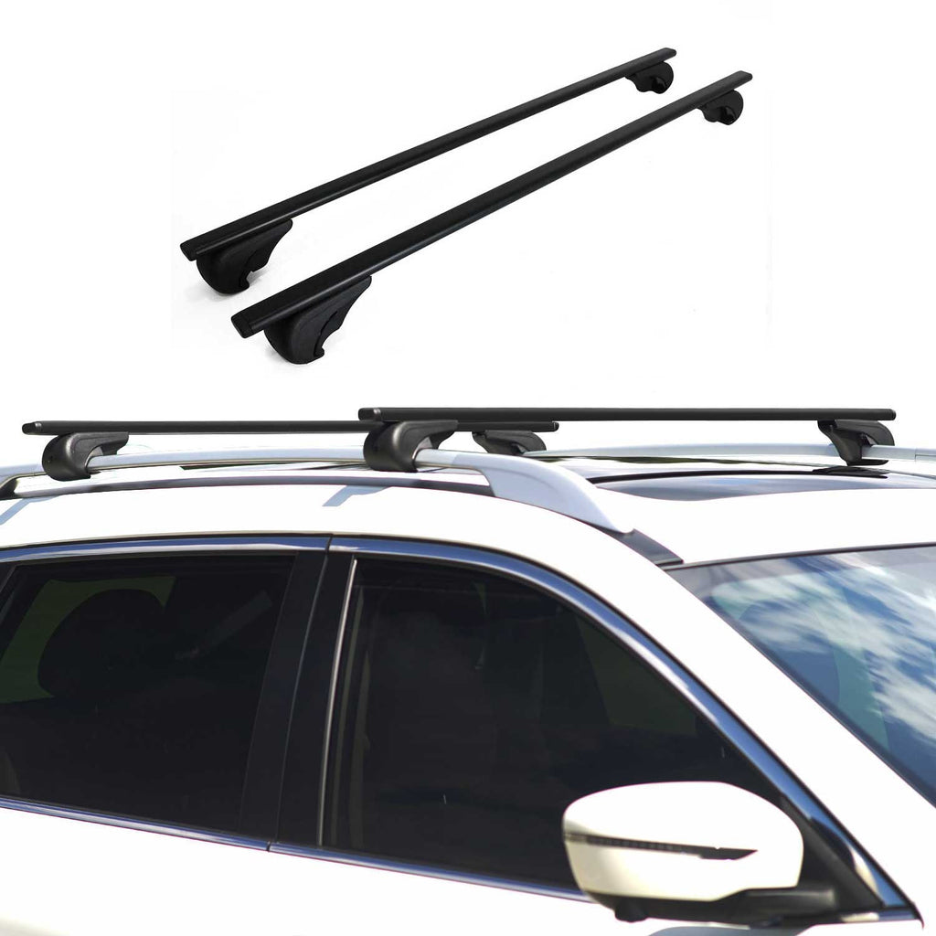 2007-2010 Kia Rondo Roof Rack Cross Bars Black