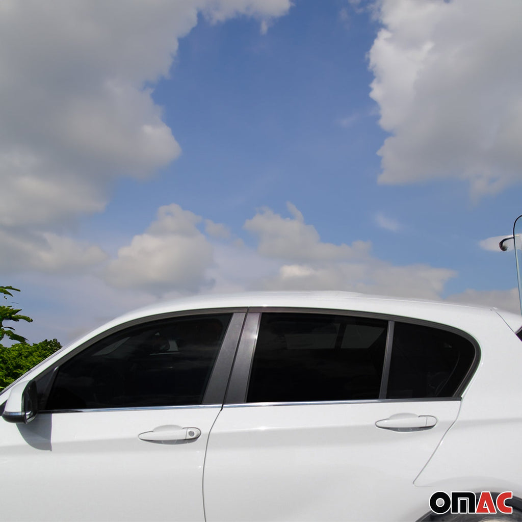 2012-2019 BMW 1 Series F20 Window Molding Trim Streamer Stainless Steel 4x