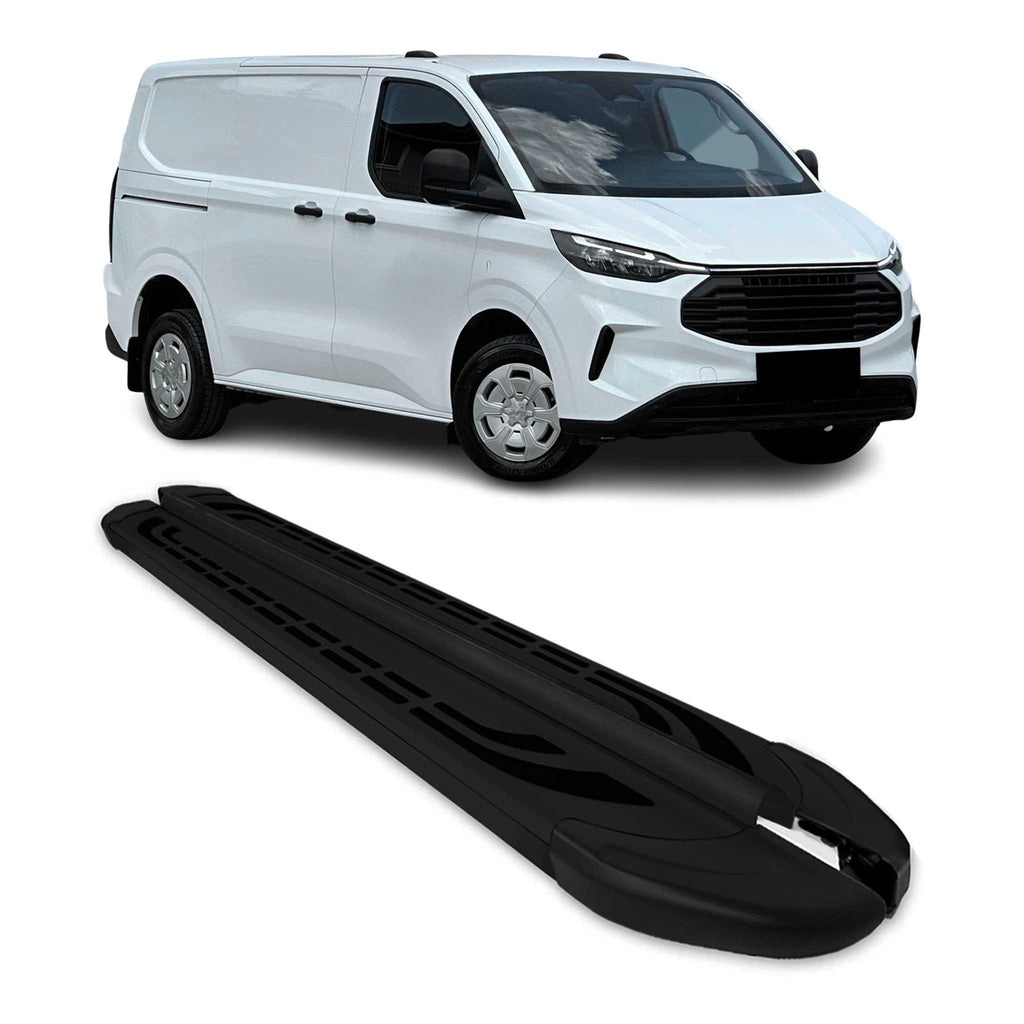 2022-2024 Ford Transit Connect Wagon Running Boards Side Steps Black