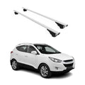 2010-2015 Hyundai Tucson Roof Rack Cross Bars Silver