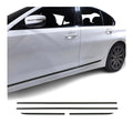 2018-2023 Subaru Crosstrek Side Door Molding Trim Skirt Garnish Black 4 Pcs