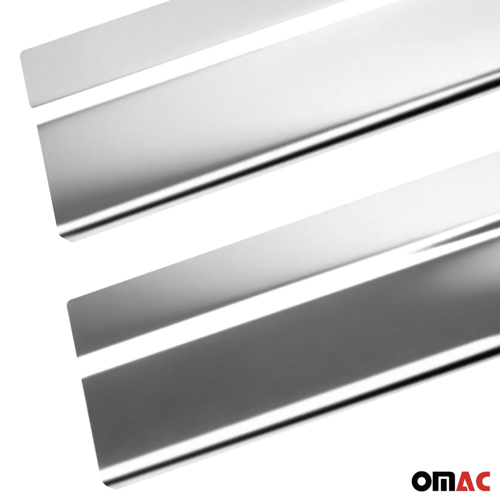 2014-2019 Ford Transit Connect Door Sill Scuff Plate Scratch Stainless Steel 2 Pcs