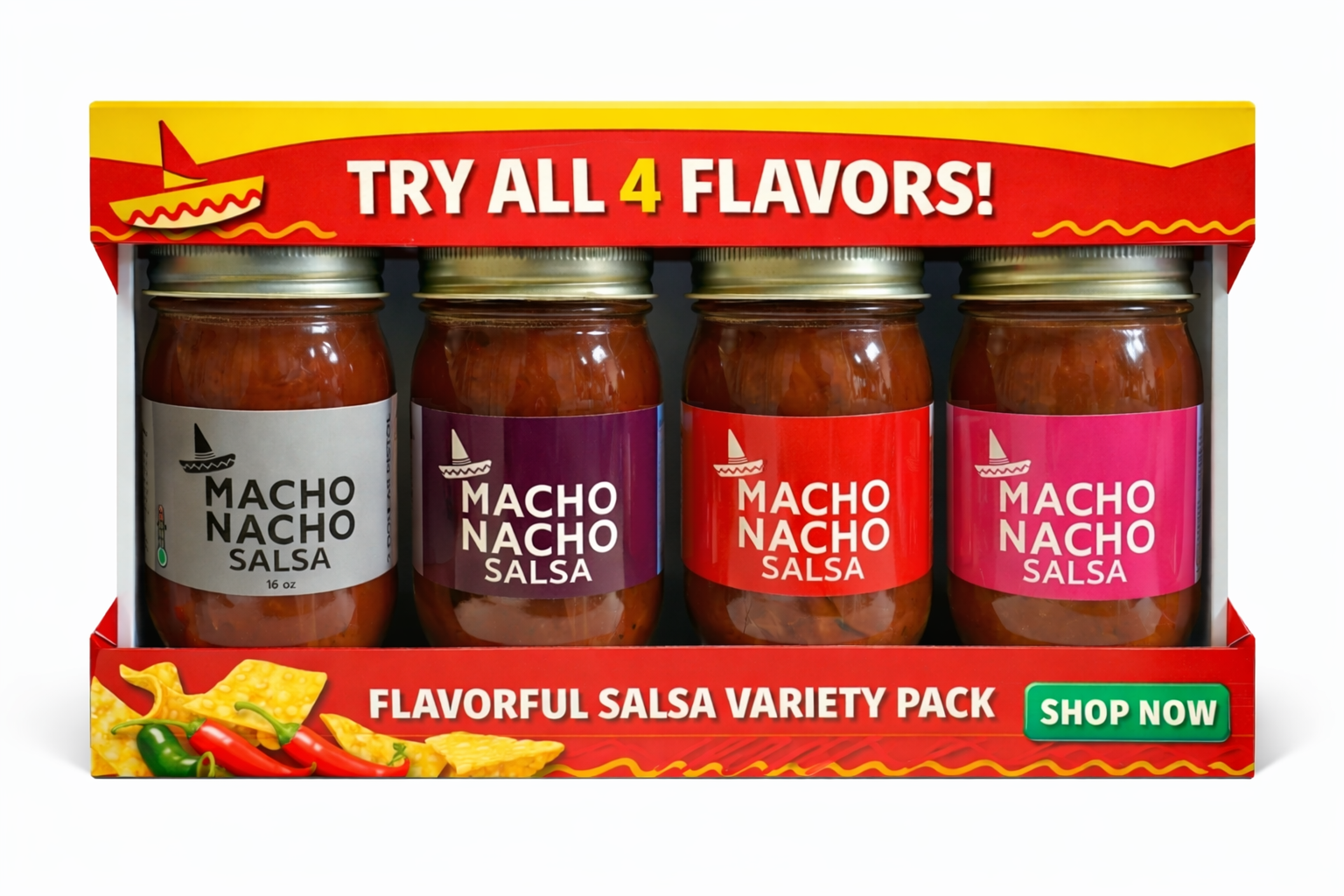4 Pack Sampler - Free Shipping (Best Deal)