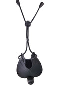 My Cock Ring Vibrating Scrotum Pouch and Cinch Silicone Cock Ring