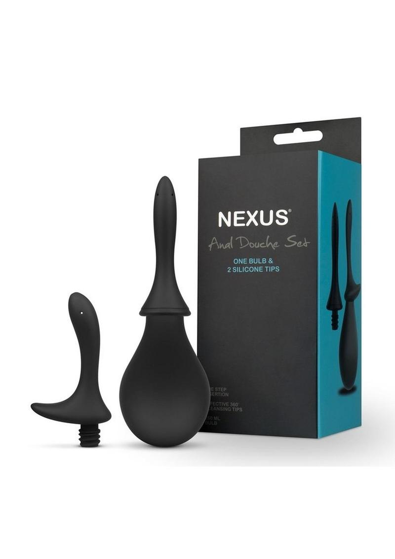 Nexus Anal Douche Set with Silicone Tips