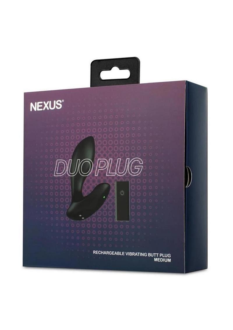 Nexus Duo Rechargeable Silicone Remote Control Butt Plug