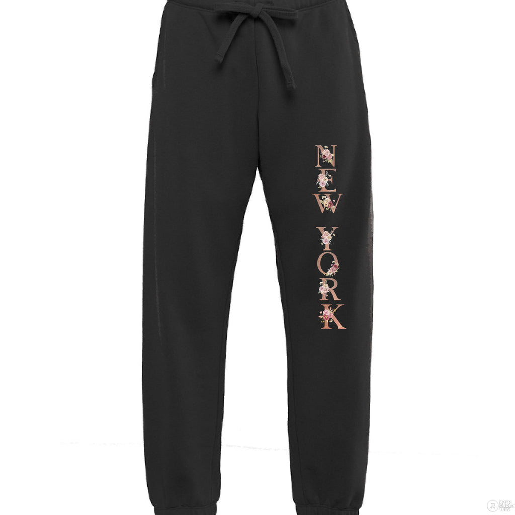 New York Floral Sweatpants