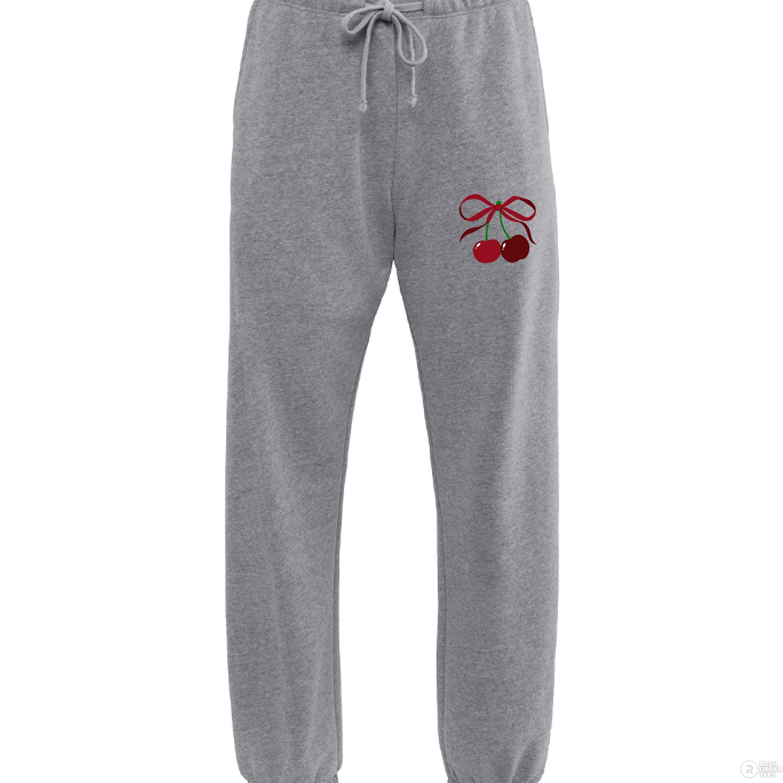 Customizable: Red Coquette Cherry Sweatpants