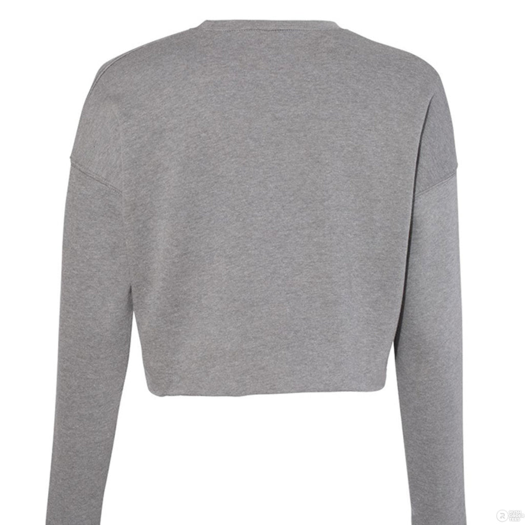 Customizable: Coquette Cherry Cropped Fleece Crew