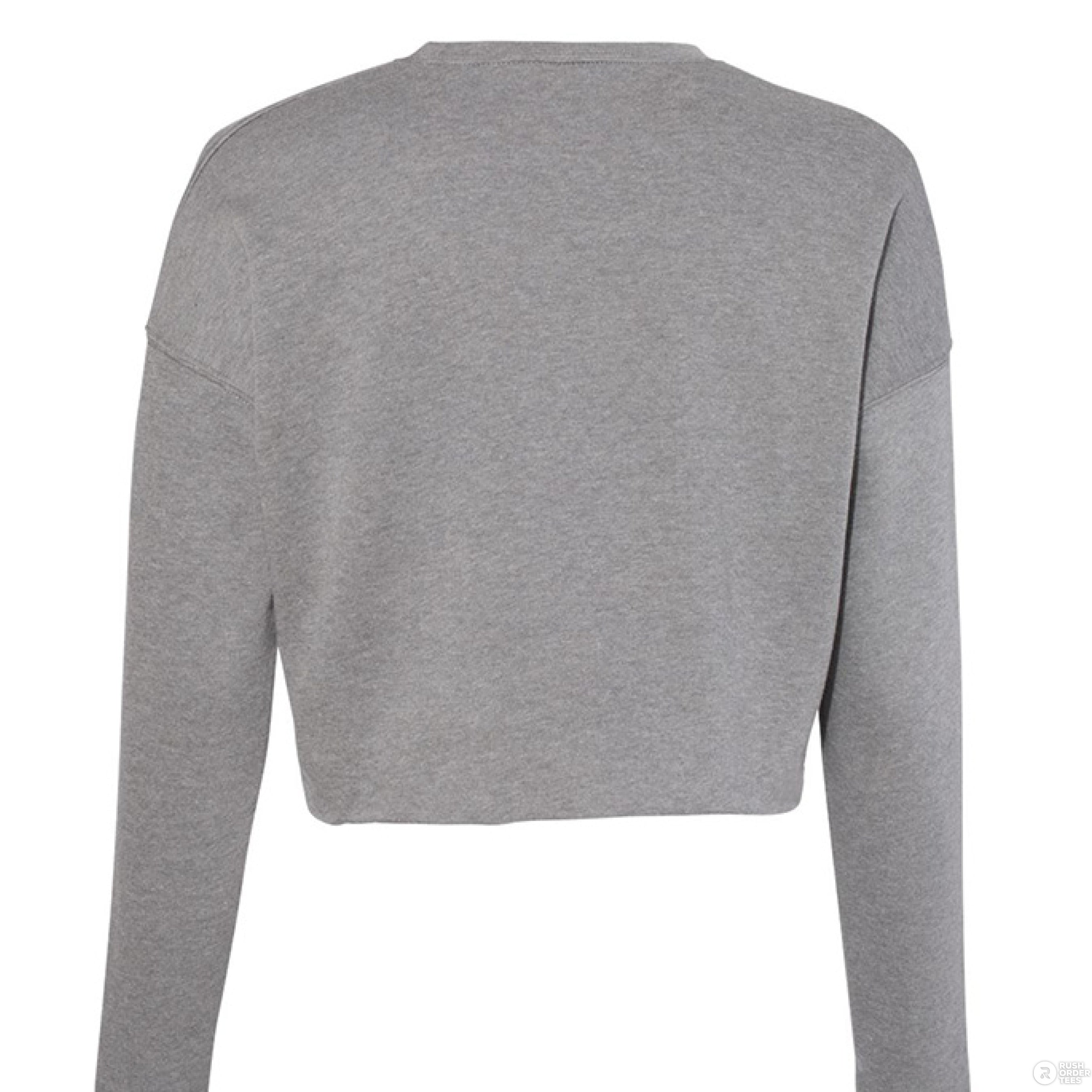 Customizable: Coquette Cherry Cropped Fleece Crew