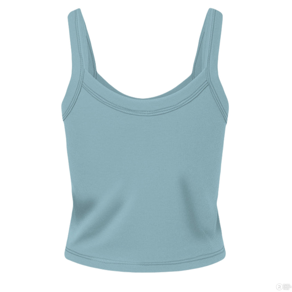 Customizable: Red Coquette Cherries Micro Ribbed Cropped Tank