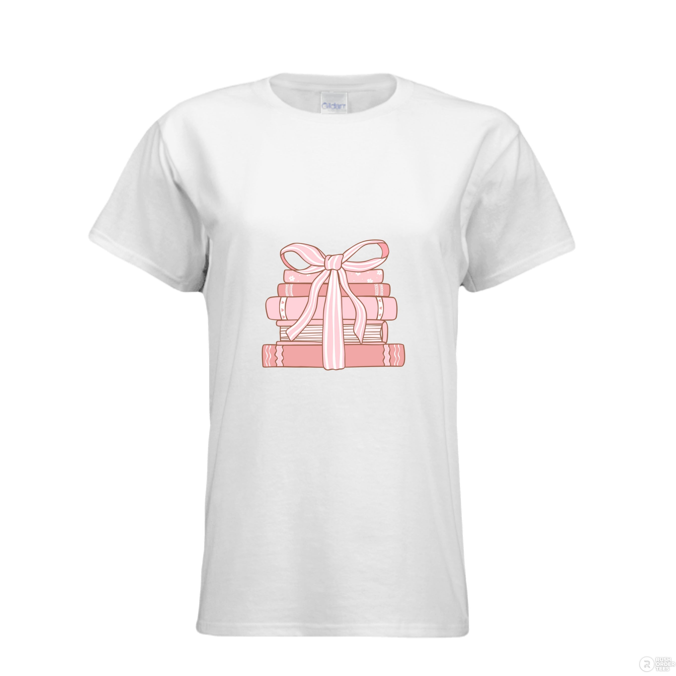 Customizable: Pink Coquette Book Club Tee