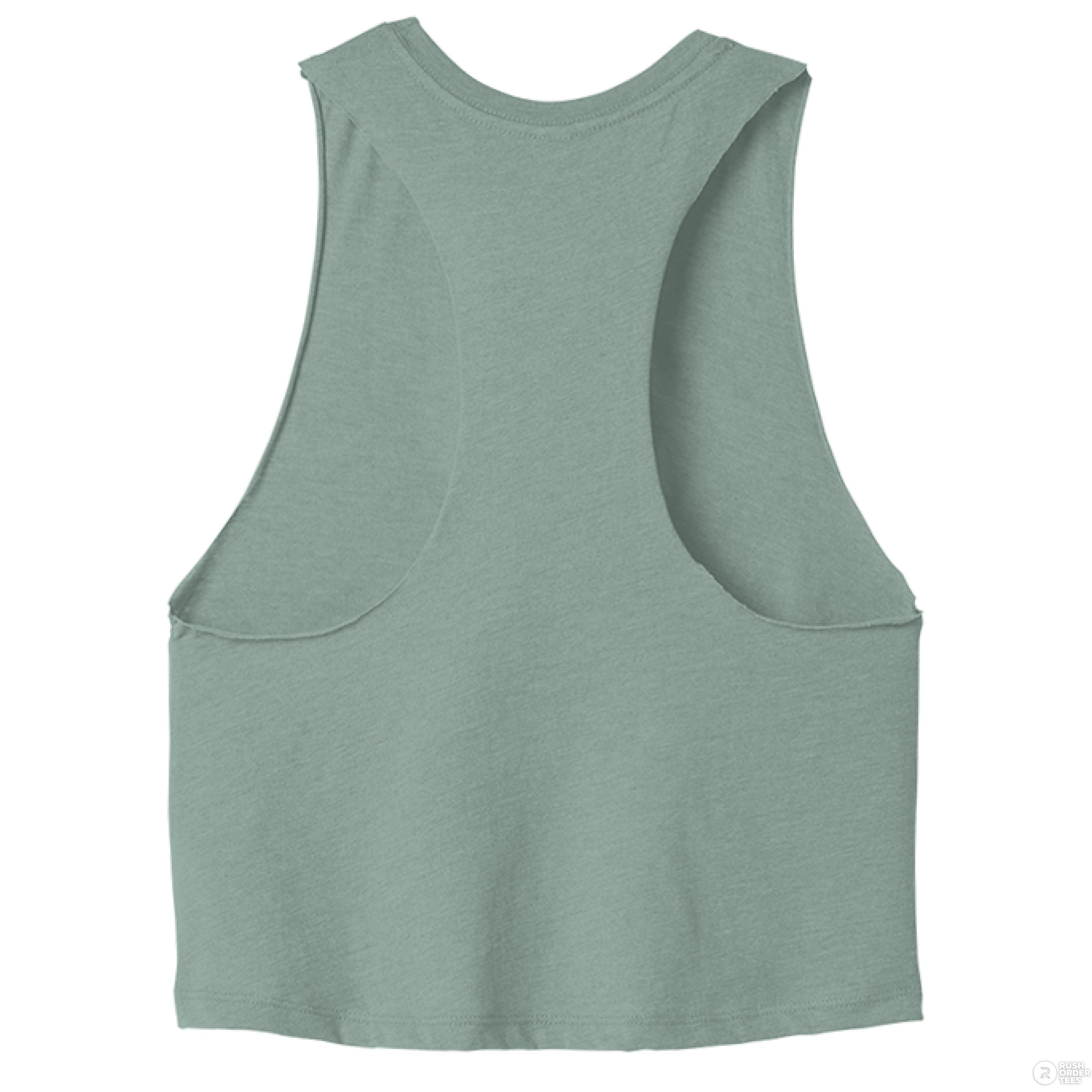 Customizable: Floral Perfume Vibes Racerback Cropped Tank