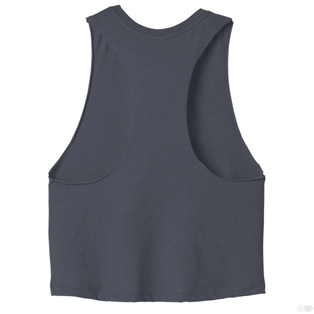 Customizable: Floral Perfume Vibes Racerback Cropped Tank