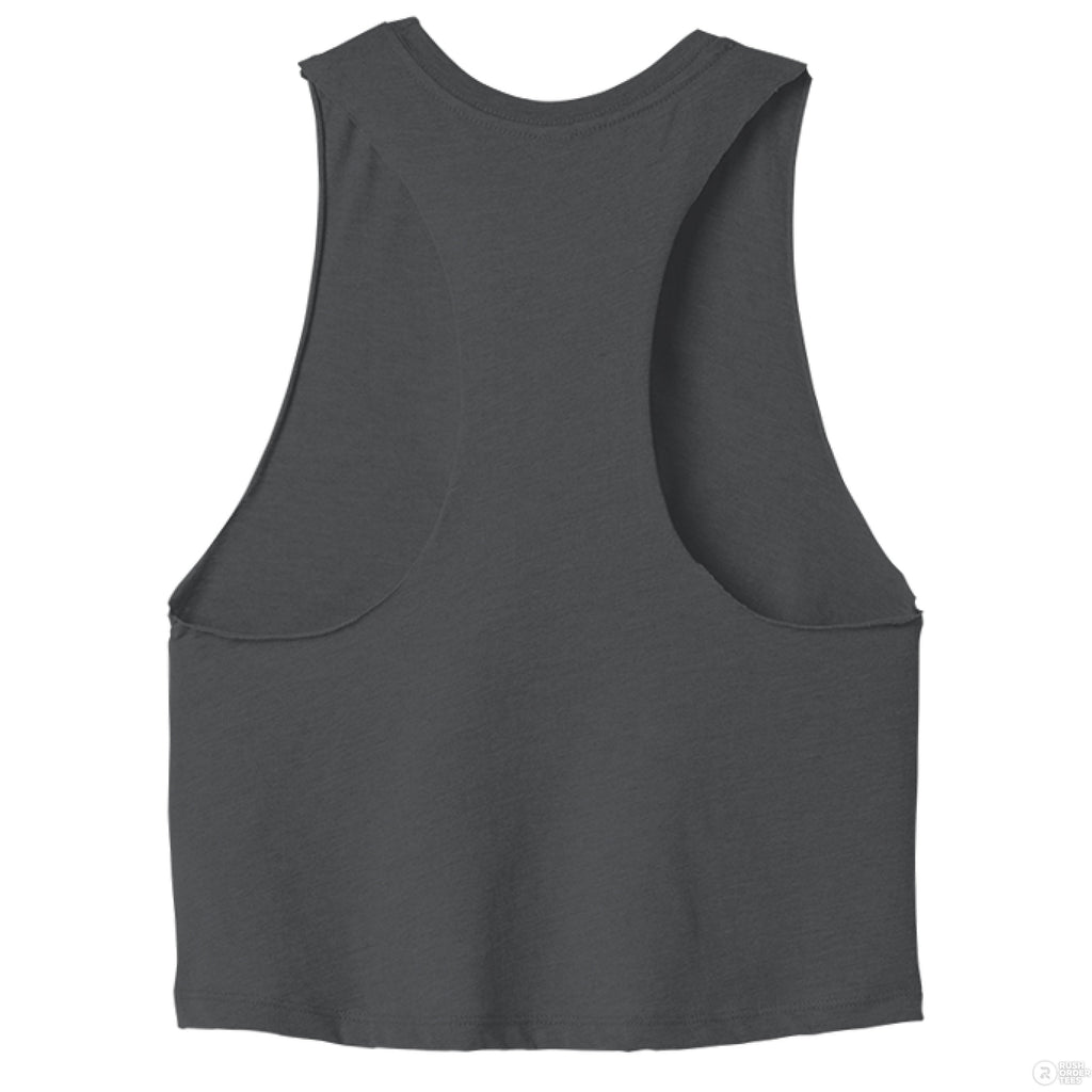 Customizable: Floral Perfume Vibes Racerback Cropped Tank