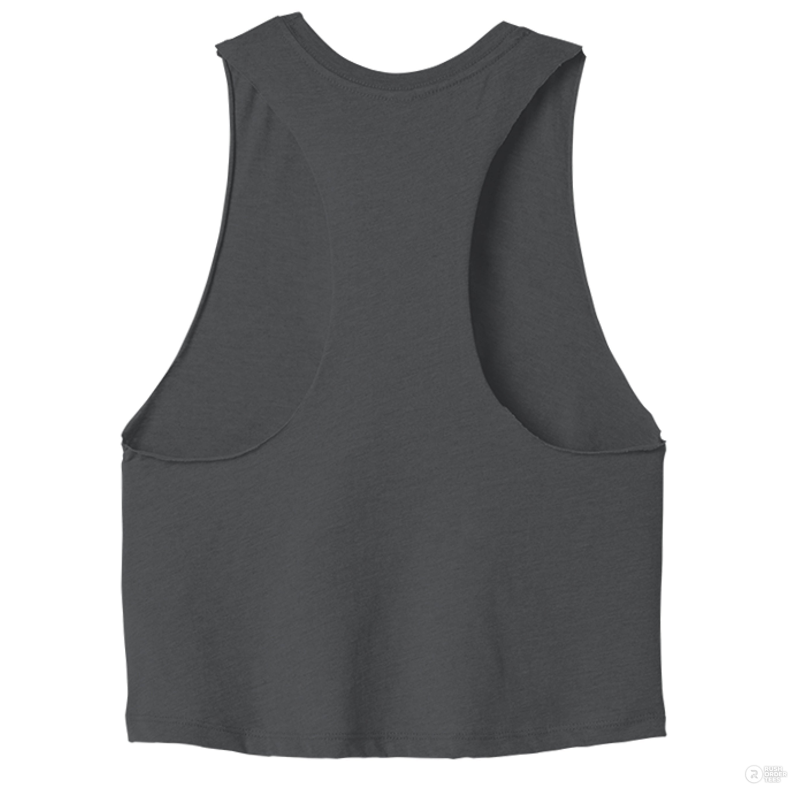 Customizable: Floral Perfume Vibes Racerback Cropped Tank