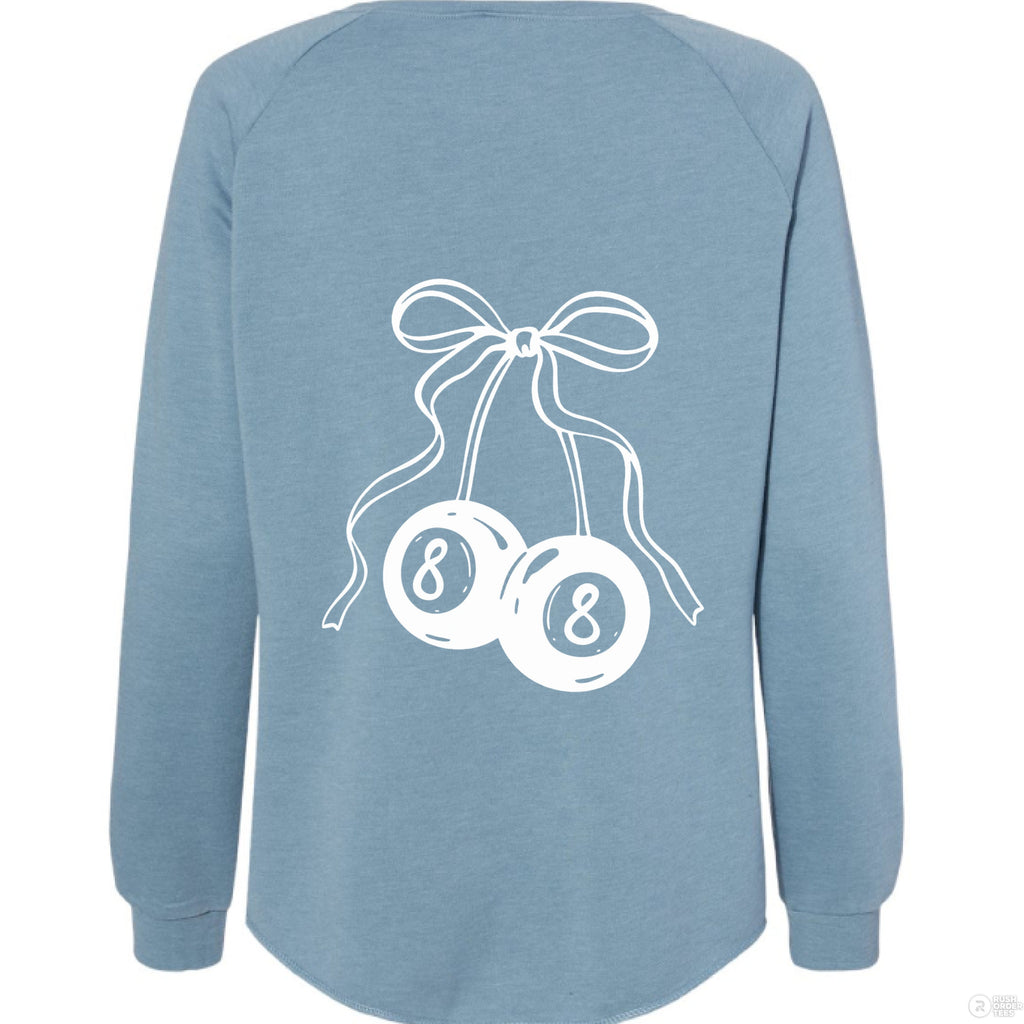 Customizable: Lucky 8 Cherry Coquette Sweatshirt