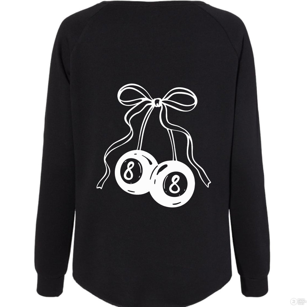 Customizable: Lucky 8 Cherry Coquette Sweatshirt