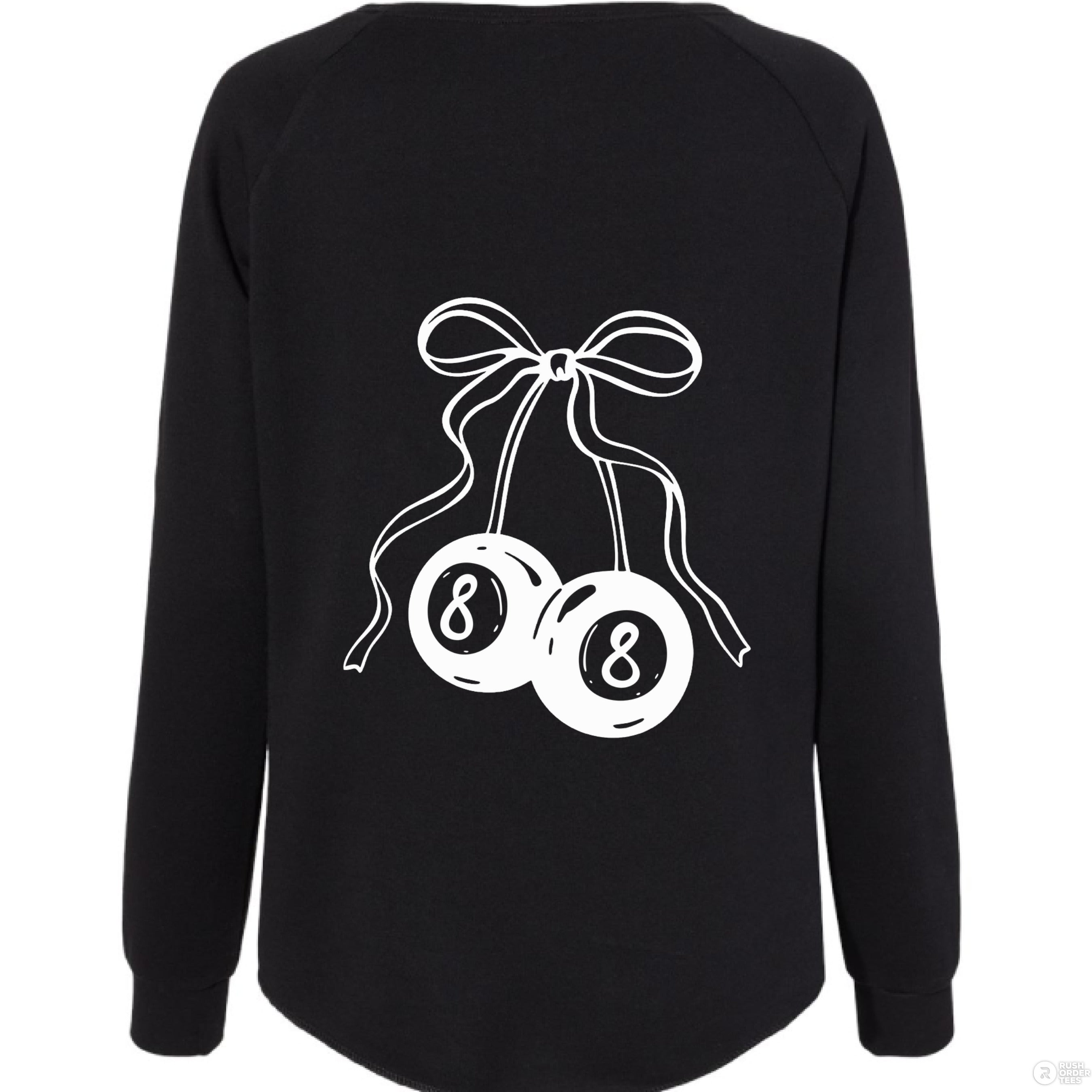 Customizable: Lucky 8 Cherry Coquette Sweatshirt