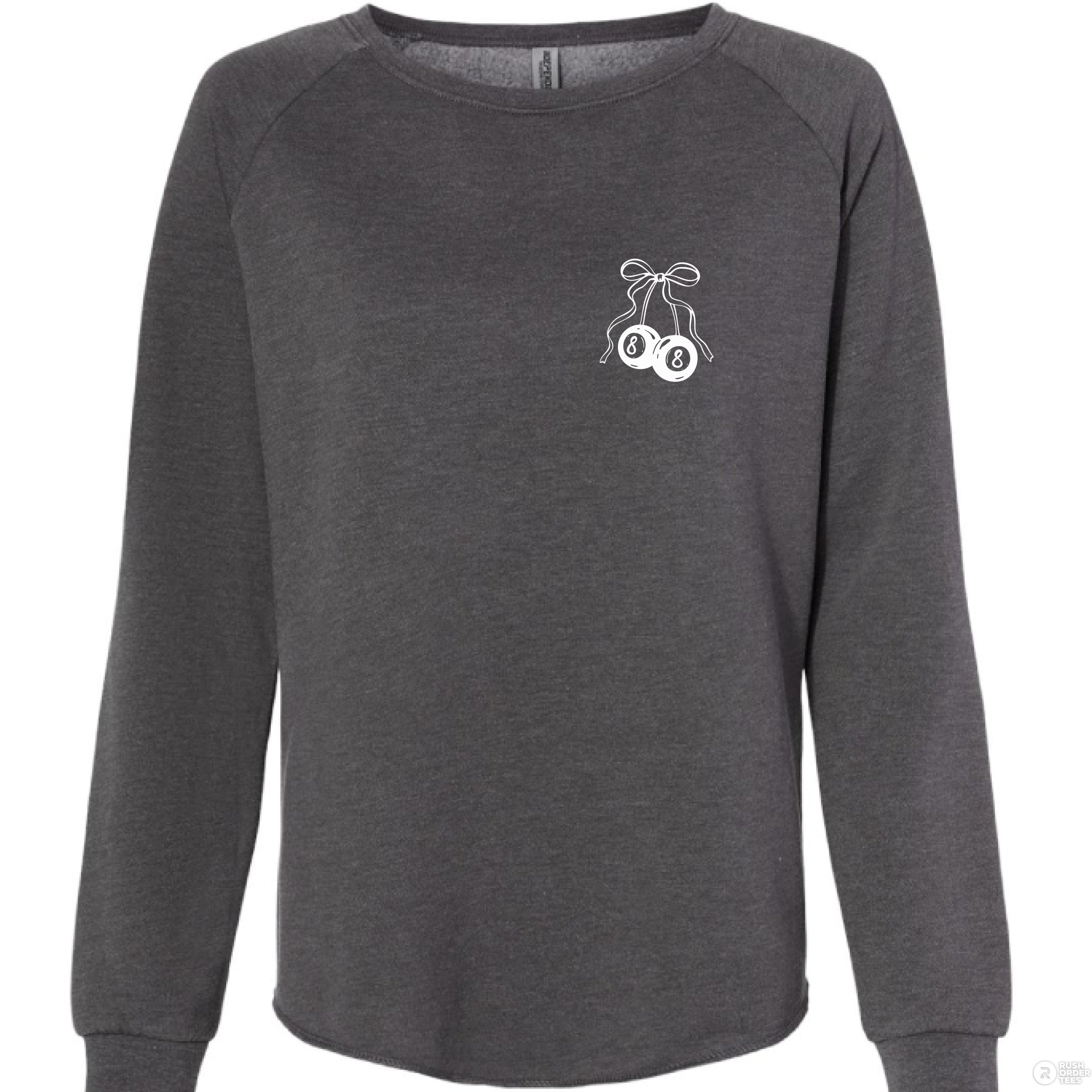 Customizable: Lucky 8 Cherry Coquette Sweatshirt