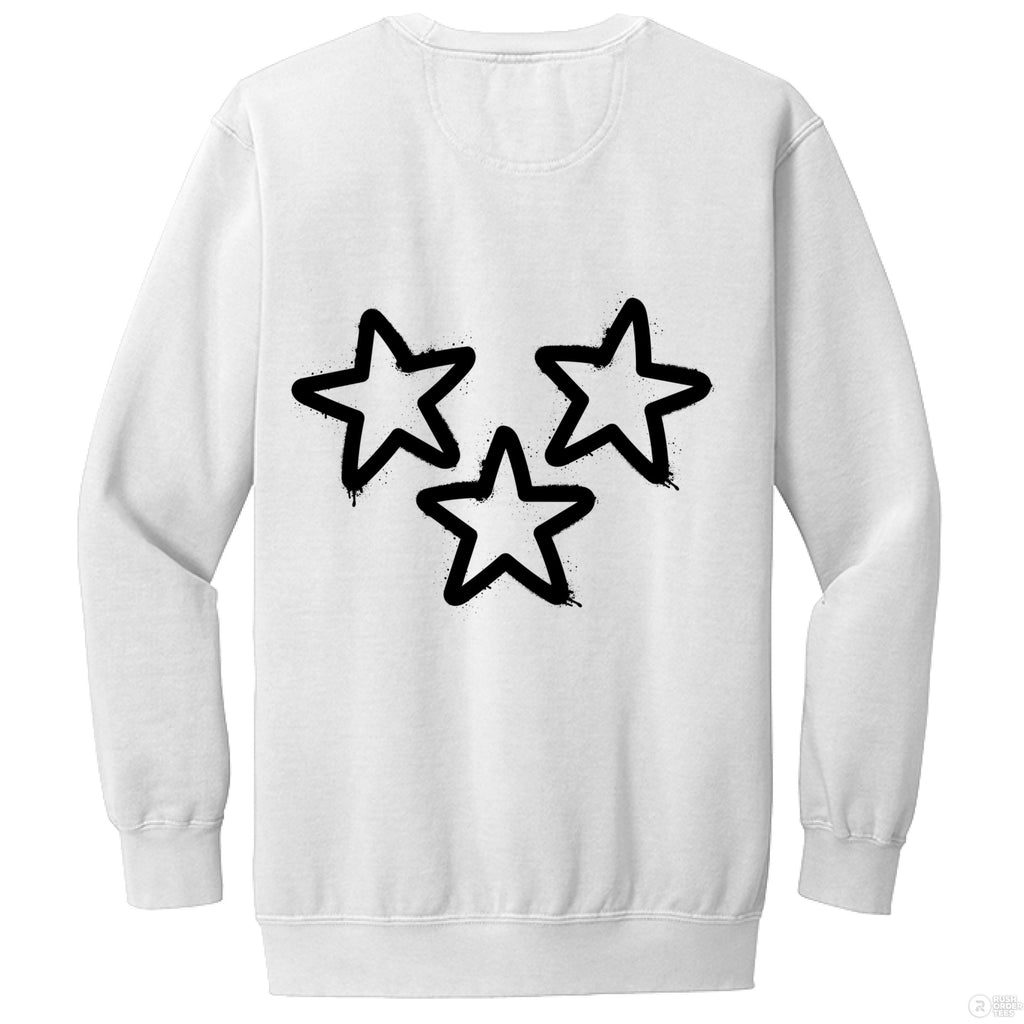 Customizable: Graffiti Stars Crewneck Sweatshirt