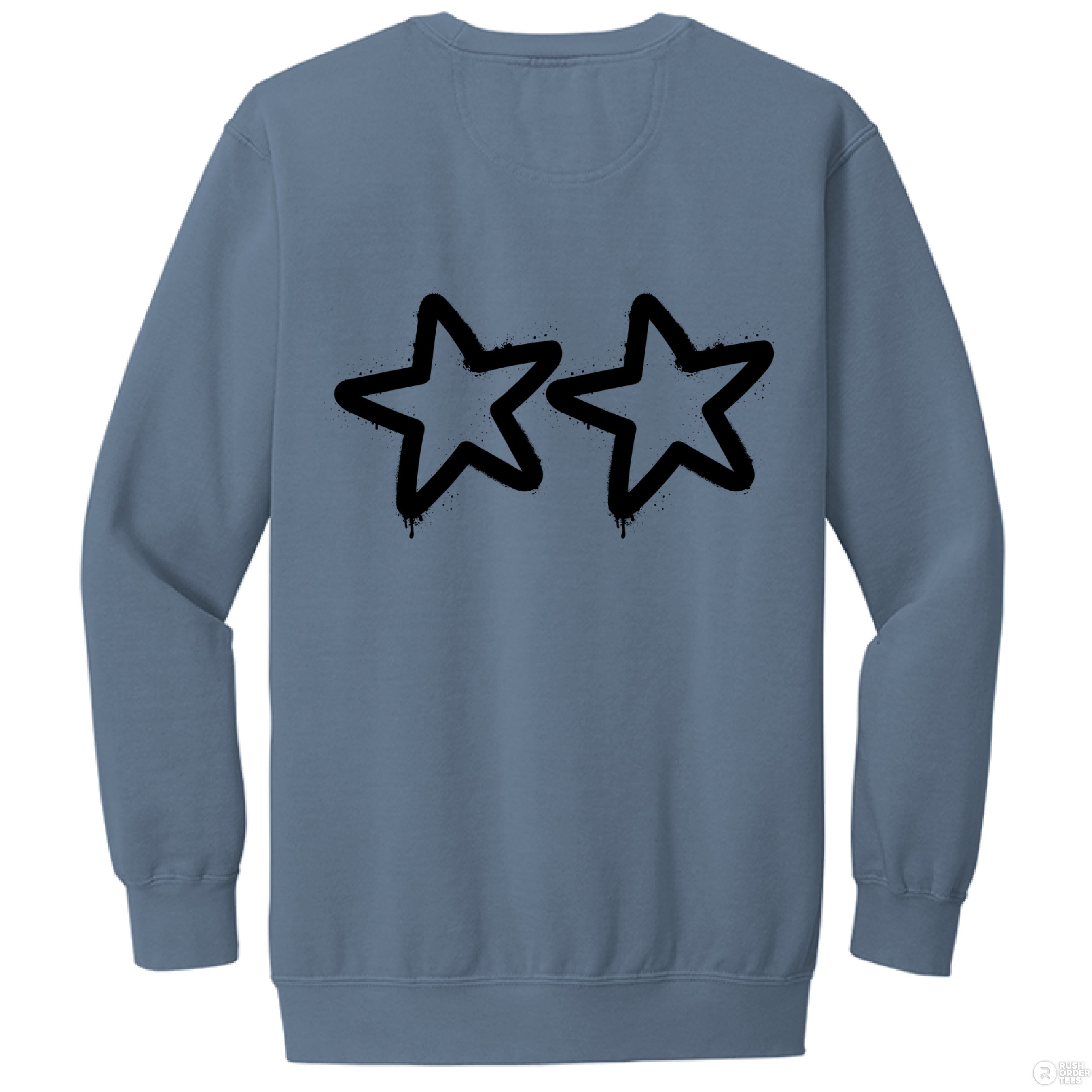 Customizable: Graffiti Stars Crewneck Sweatshirt