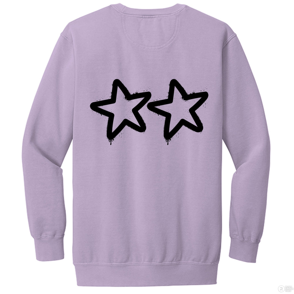 Customizable: Graffiti Stars Crewneck Sweatshirt