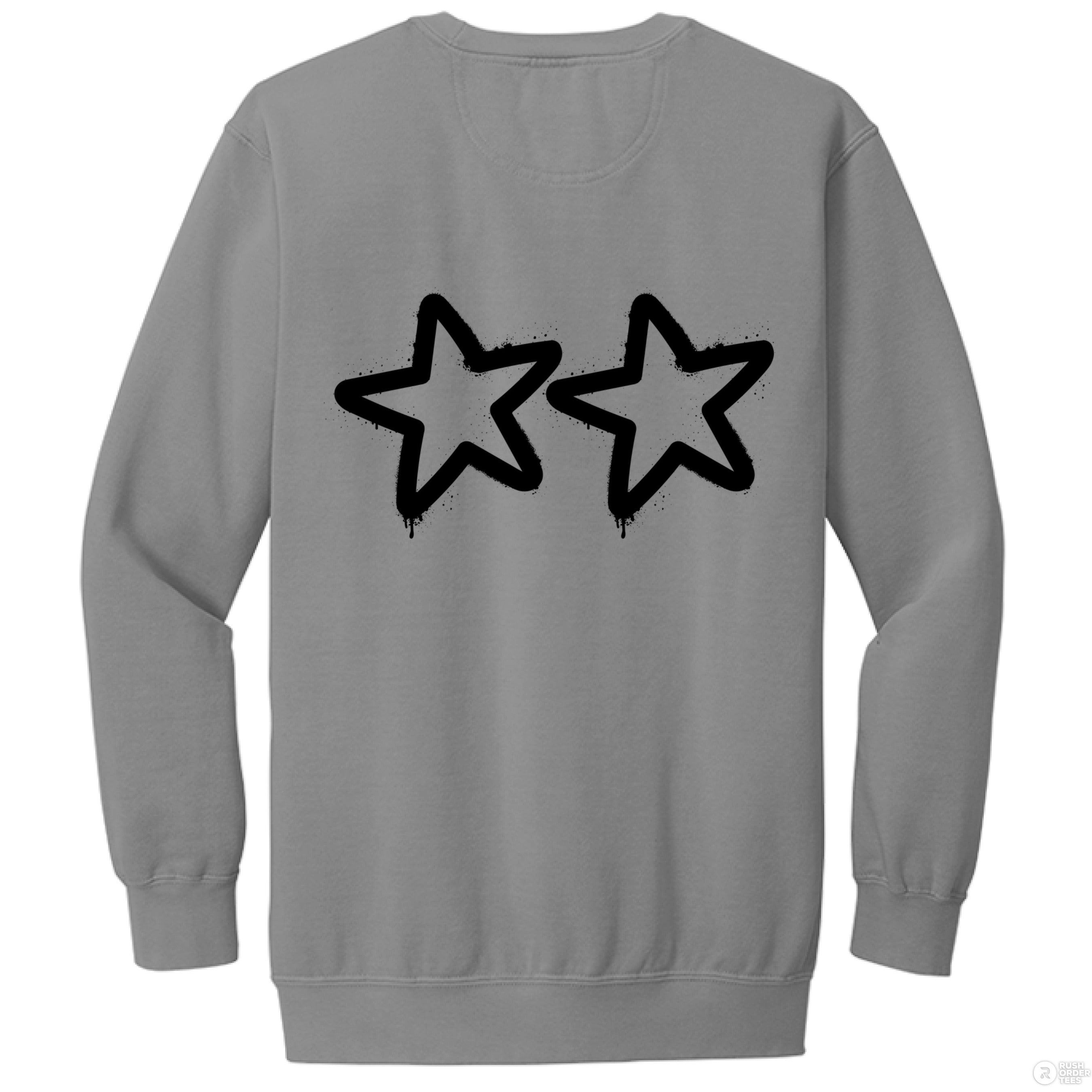 Customizable: Graffiti Stars Crewneck Sweatshirt