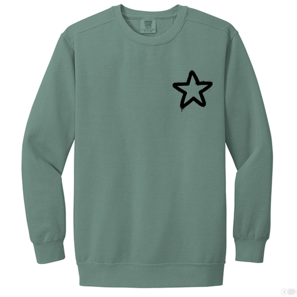 Customizable: Graffiti Stars Crewneck Sweatshirt