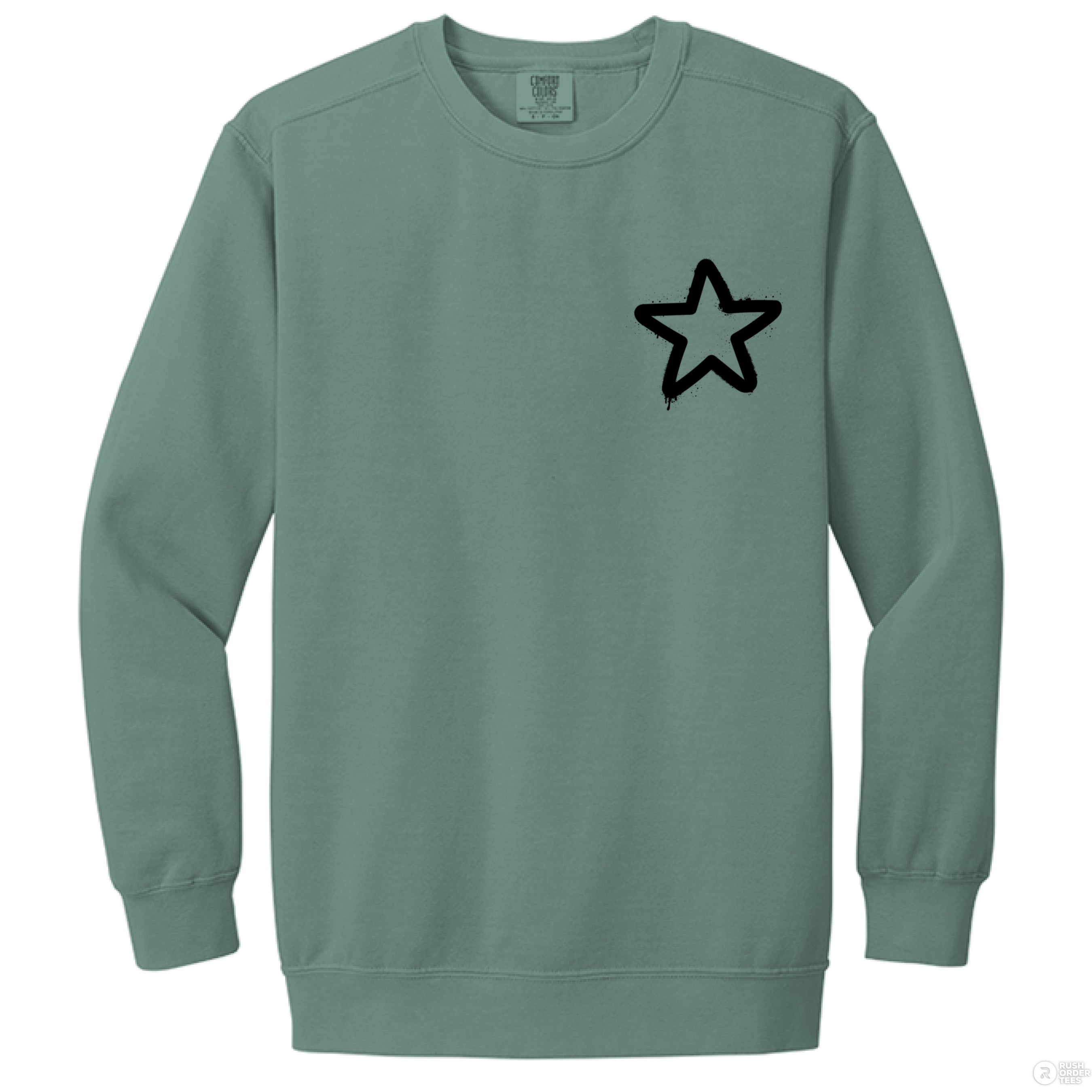 Customizable: Graffiti Stars Crewneck Sweatshirt