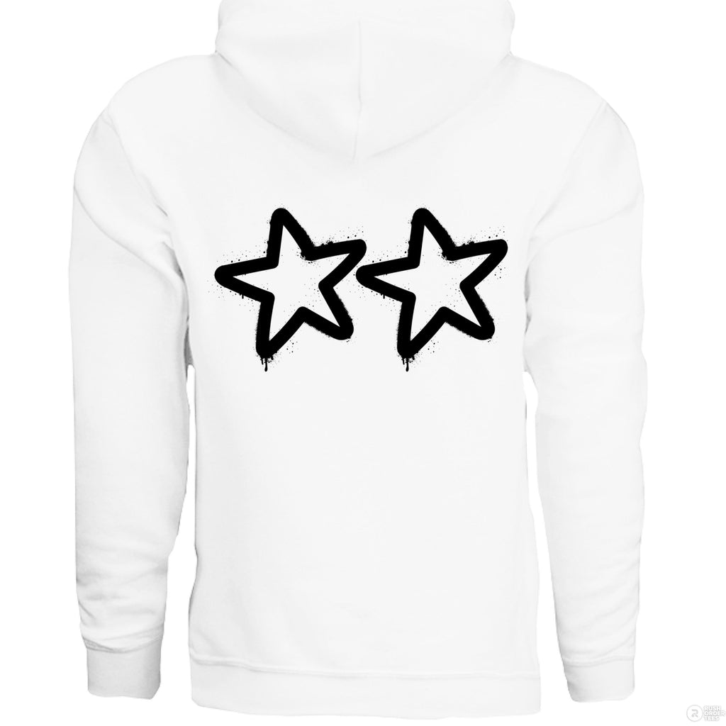 Customizable: 2 Graffiti Star Heavy Blend Hoodie
