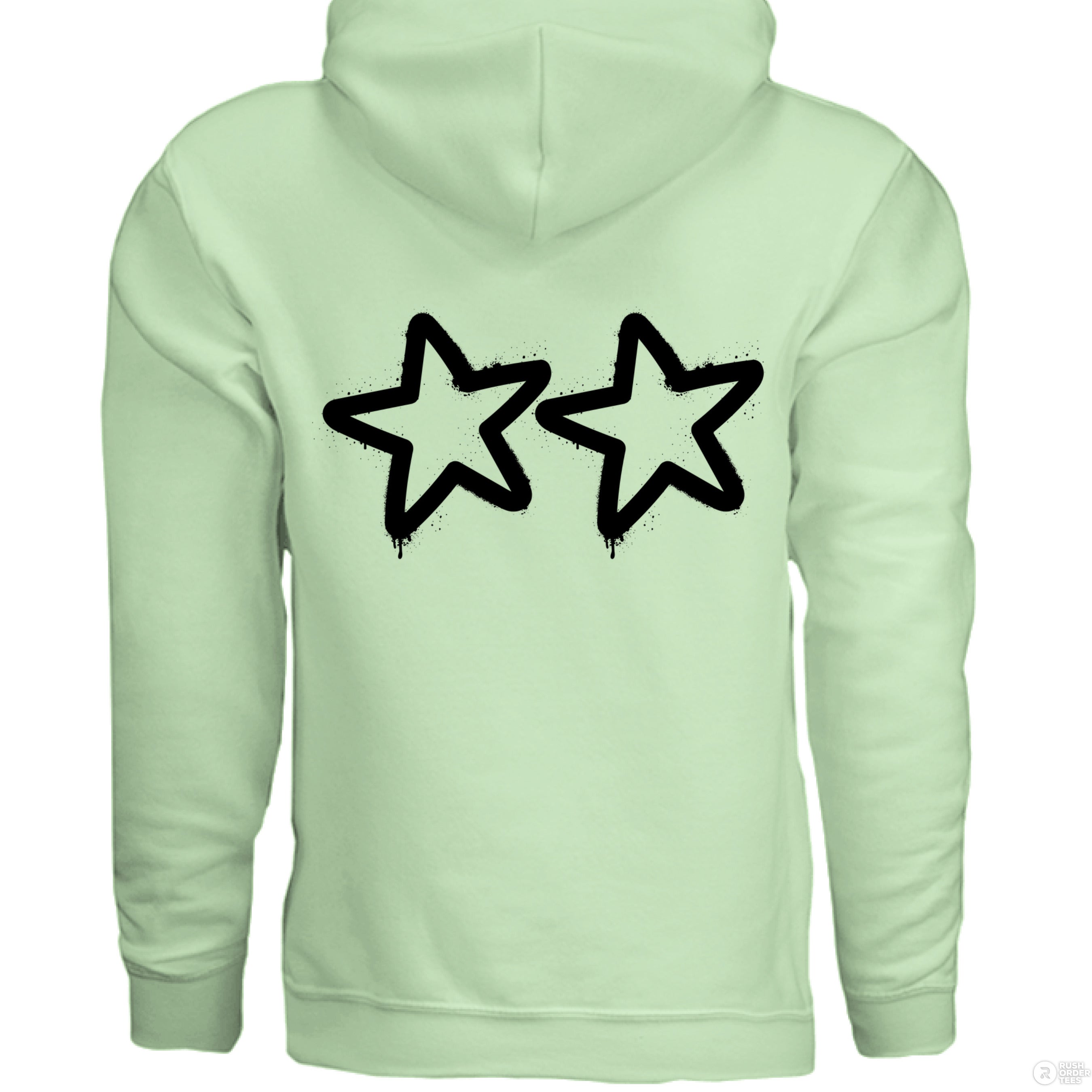 Customizable: 2 Graffiti Star Heavy Blend Hoodie